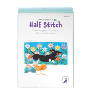 Cross Stitch: The Dog Collective Half Stitch Kit - Dachshund