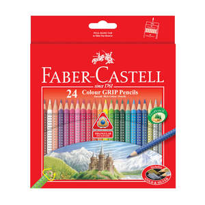 Faber-Castell Grip Colour Pencils 24pk