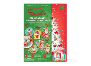 Make Your Own Kits: Totally Santa Diamond Art Ornaments & Gift Tags Set