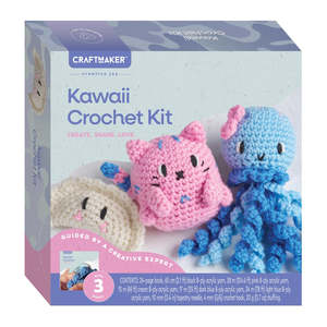 Make Your Own Kits: Craft Maker Kawaii Crochet Kit