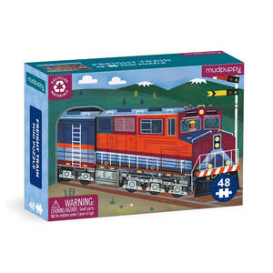 Freight Train 48 Piece Mini Puzzle