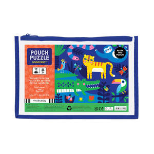 Games: Mudpuppy 12 Piece Pouch Puzzle - Rainforest