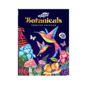 Art Maker Pop Velvet Colouring Book - Botanicals