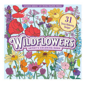 Art Colouring: Wildflower Artist's Colouring Book