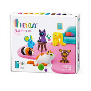 Hey Clay: Hey Clay - Fluffy Pets (15 Cans)
