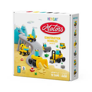 Hey Clay: Hey Clay - Construction Vehicles (15 Cans)