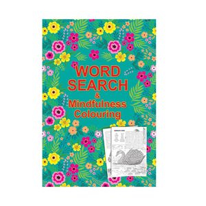 Mindful Word Search Colouring Book