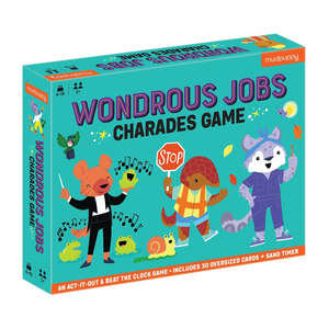 Card Games: Mudpuppy - Wondrous Jobs Charades Game