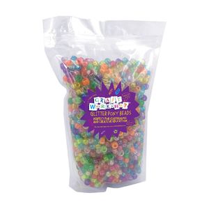 Craft Supplies: Craft Pony Beads - Glitter 1800pk