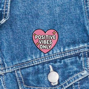 Mindful Pin - Positive Vibes Only (Heart)