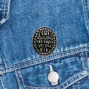 Mindful Pins: Mindful Pin - She Believed