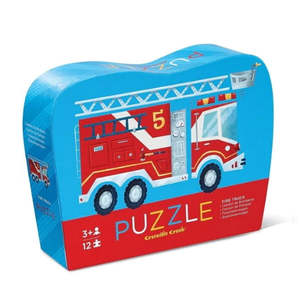 Crocodile Creek 12 Piece Mini Puzzle - Fire Truck