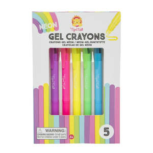 Tiger Tribe: Neon Gel Crayons 5pk