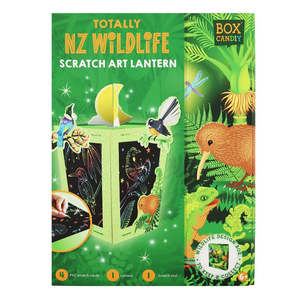 Scratch Art: Totally NZ Wildlife Scratch Art Lantern