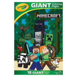 Crayola Giant Colouring Pages - Minecraft