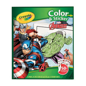 Crayola: Crayola Colour & Sticker - Marvel Avengers