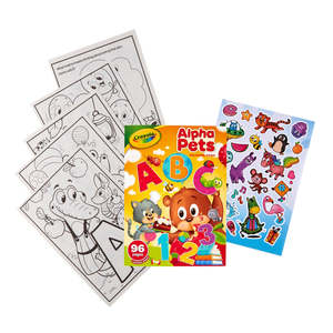 Crayola: Crayola Alpha Pets Colouring Book 96 Pages