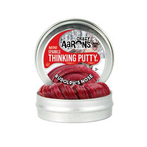 Putty Slime: Crazy Aarons Mini Sparkle Thinking Putty - Rudolph's Nose
