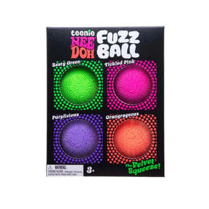 NeeDoh Teenie Fuzz Balls 4pk