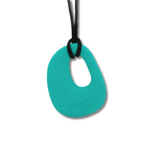 Jellystone Designs Silicone Chew Pendant - Organic Turquoise