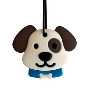 Jellystone Designs Silicone Chew Pendant - Puppy Blue