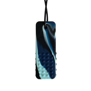 Jellystone Designs Silicone Chew Pendant - Block Marine