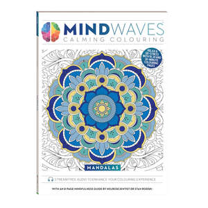 Art Colouring: Mindwaves Calming Colouring Book - Mandalas