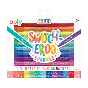 Colouring: OOLY Switch-eroo Sparkle Glittery Colour Changing Markers 12pk