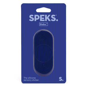 Slabs Silicone Sensory Sticker - Tab Groove Midnight