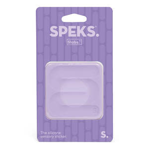 Slabs Silicone Sensory Sticker - Square Path Lilac