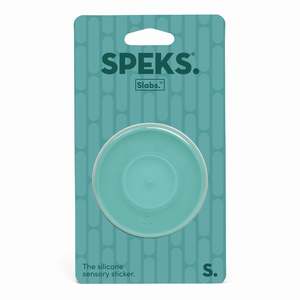 Slabs Silicone Sensory Sticker - Circle Path Teal