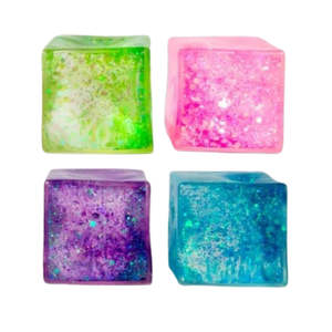 Sensory Fidget Toys: Scrunchems Glitter Sugar Cube