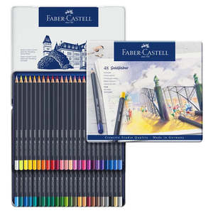 Faber-Castell Goldfaber Colouring Pencils Tin of 48