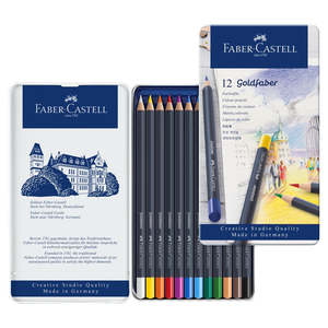 Faber-Castell Goldfaber Colouring Pencils Tin of 12