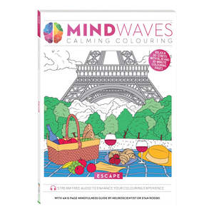 Mindwaves Calming Colouring Book - Escape