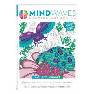 Mindwaves Calming Colouring Book - Nature's Wonder