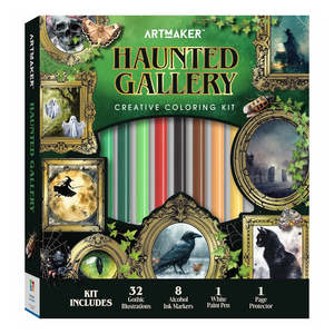 Art Maker Creative Colouring Kit - Haunted Gallery