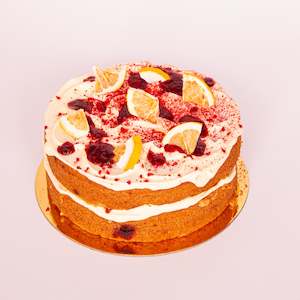 Lemon & Raspberry Cake (Vegan)