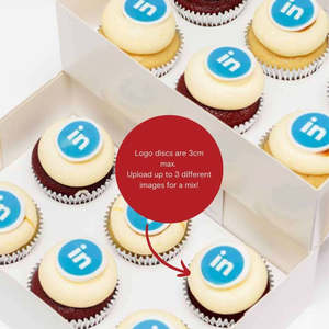 Branded Logo Cupcakes