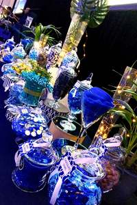 Corporate Event Candy Buffets: BLUE CANDY BUFFET