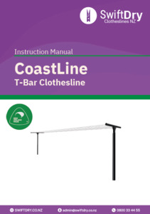 SwiftDry CoastLine Clothesline Installation Guide
