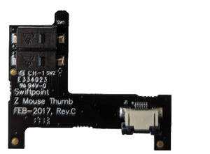 Mice Accessories: Classic-Grip Thumb Button PCB