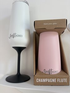 Products: Swift Wines Huski Champagne Flutes NZ