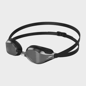 Racing Goggles: Speedo Fastskin Speedsocket 2 Mirror Goggles - Black/Silver Mirror