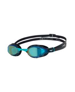 Racing Goggles: Air Sonic MIrror Aqua-Black Racing Goggle (Outdoors) Arena