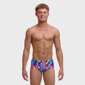 Boys Fault Lines Sidewinder Swim Trunks - Funky Trunks