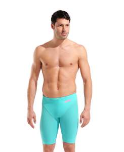 Mens Racesuits: Men's Powerskin Impulso Jammer LE Water-Shocking Pink Arena