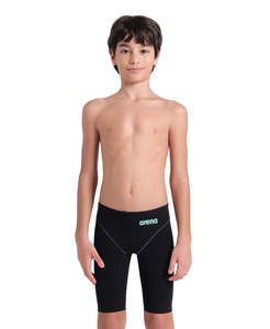 Racing: Boys Powerskin Impulso Racing Jammer - Black/Teal Arena