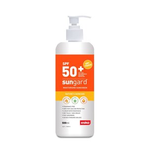 Personal Care: Esko SunGard SPF50+ Sunscreen 500ml Pump Bottle