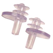 Twin Baffle PVC Ear Plugs - Purple - Swimjoy
